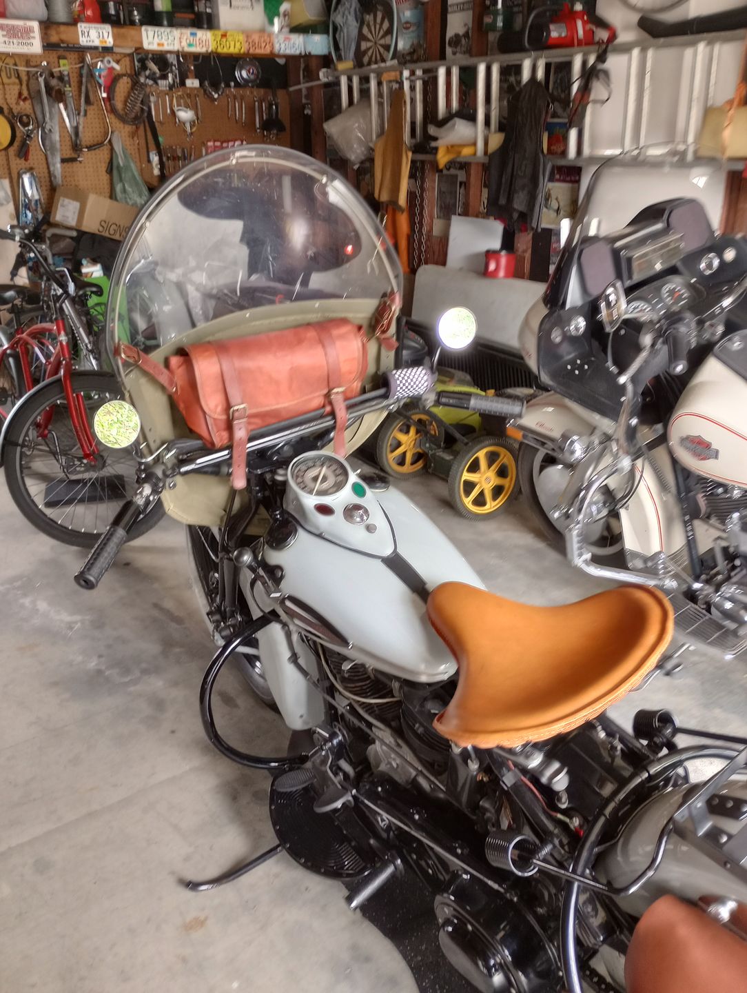 Customer photo review of Patrolman Motorbike Side Pouch