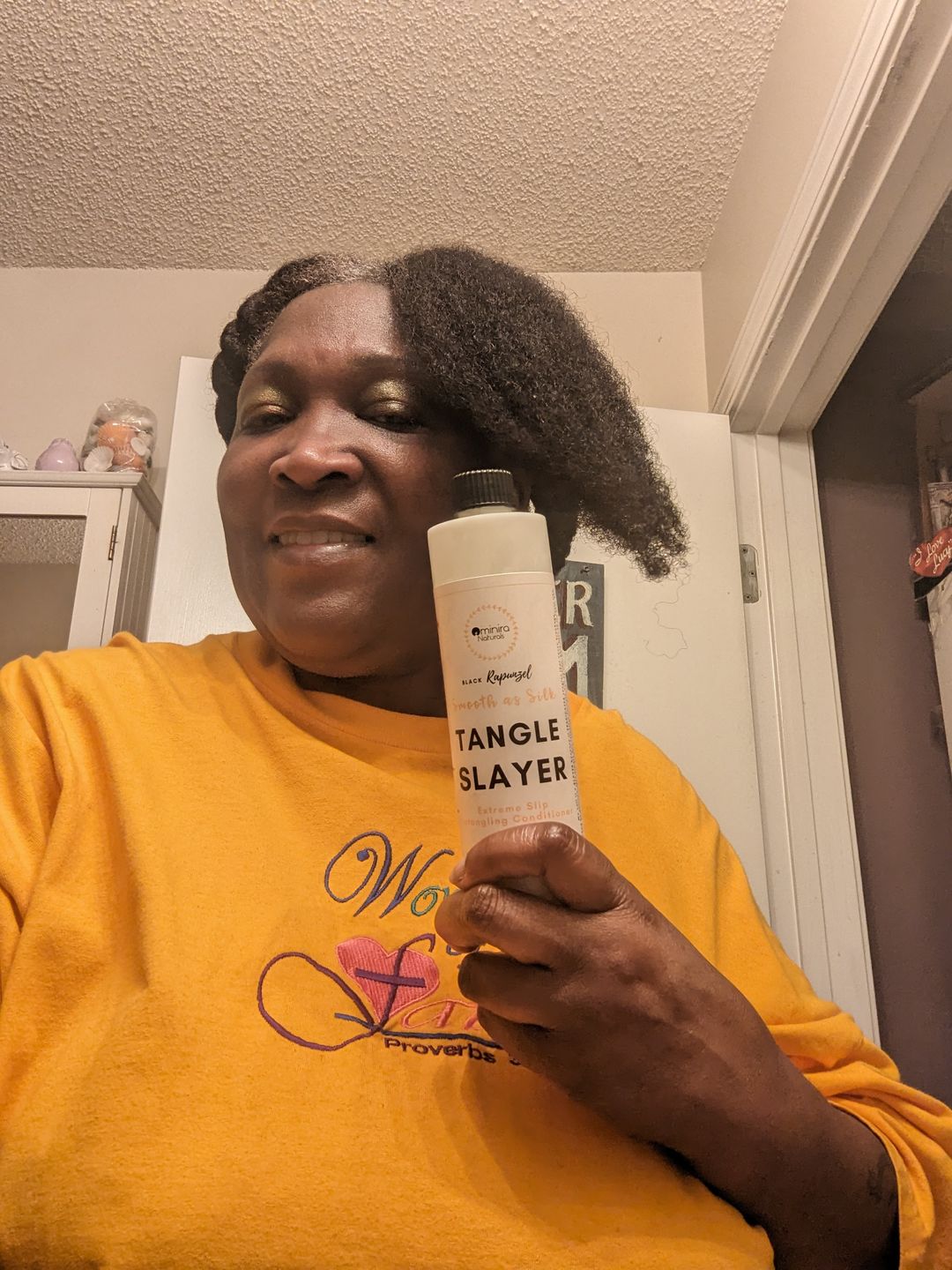 Customer photo review of "Tangle Slayer" Extreme Slip Detangling Conditioner