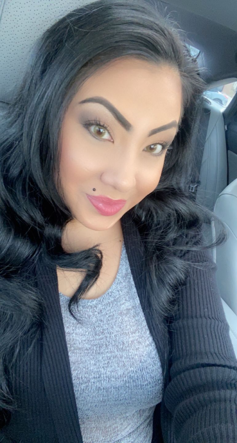 Customer photo review of Hidrocor AVELA Brown Prescription Colored Contact Lenses