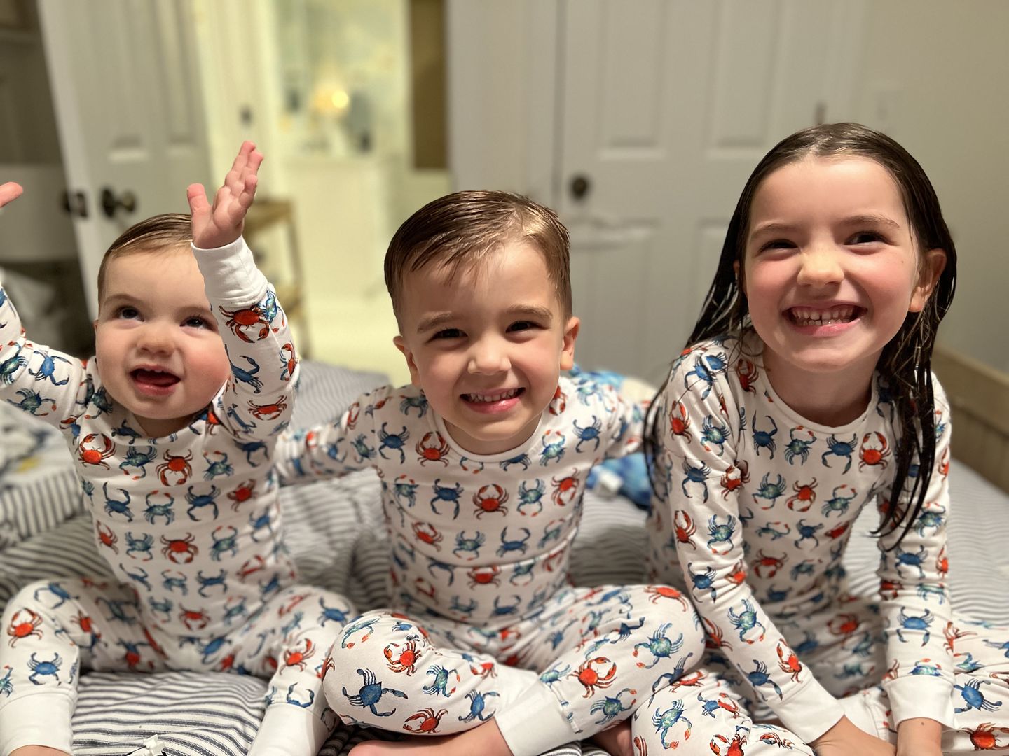 Customer photo review of Charleston Crab Pajamas