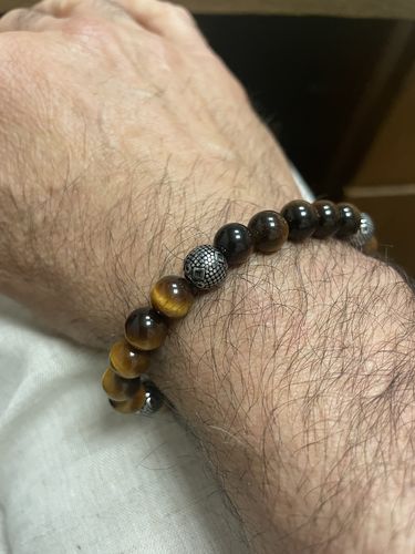 Customer photo review of Voyager - Tiger Eye & Silver Tropez