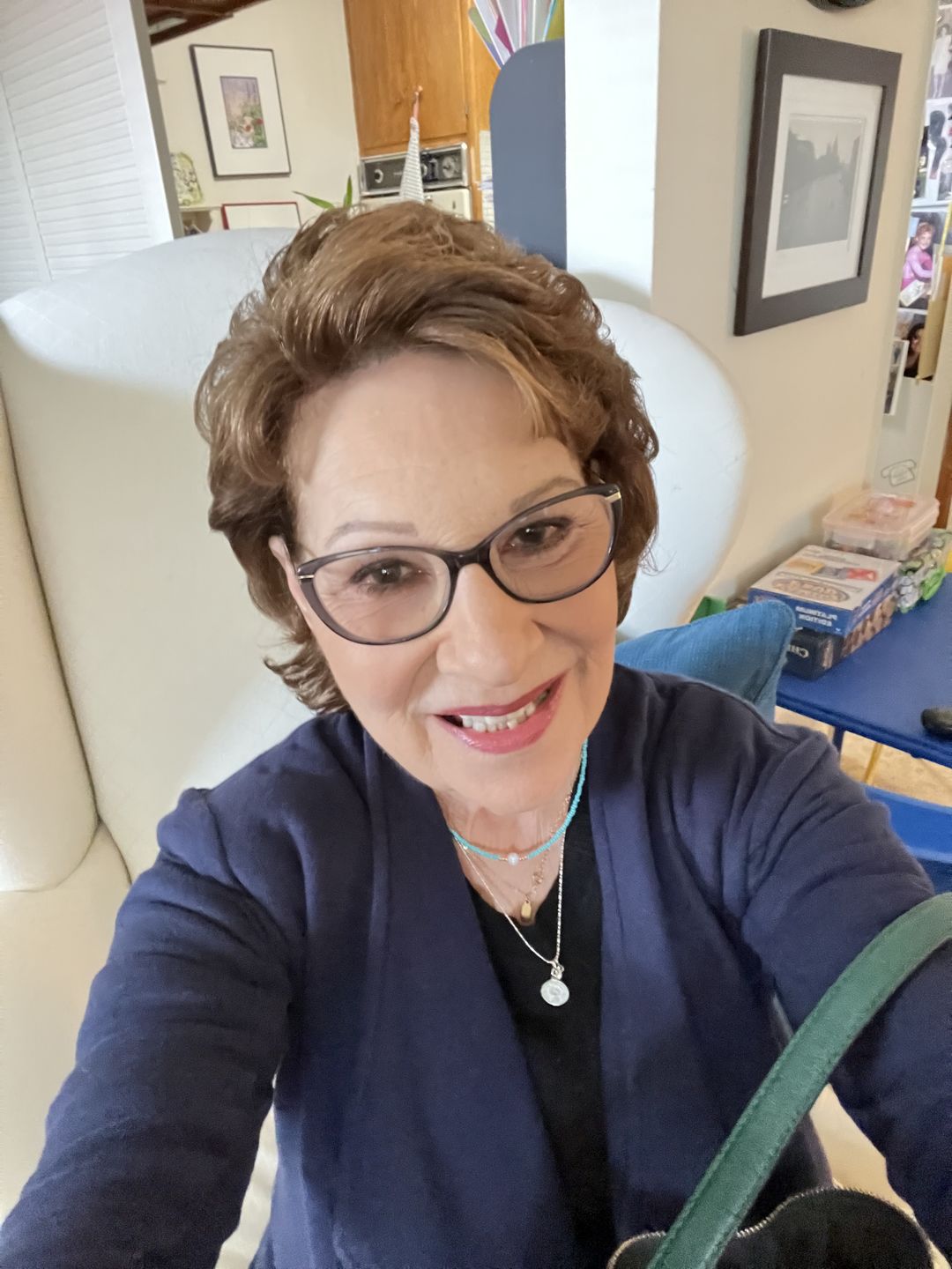 Customer photo review of Freshwater Pearl Necklace (4 Color Options)