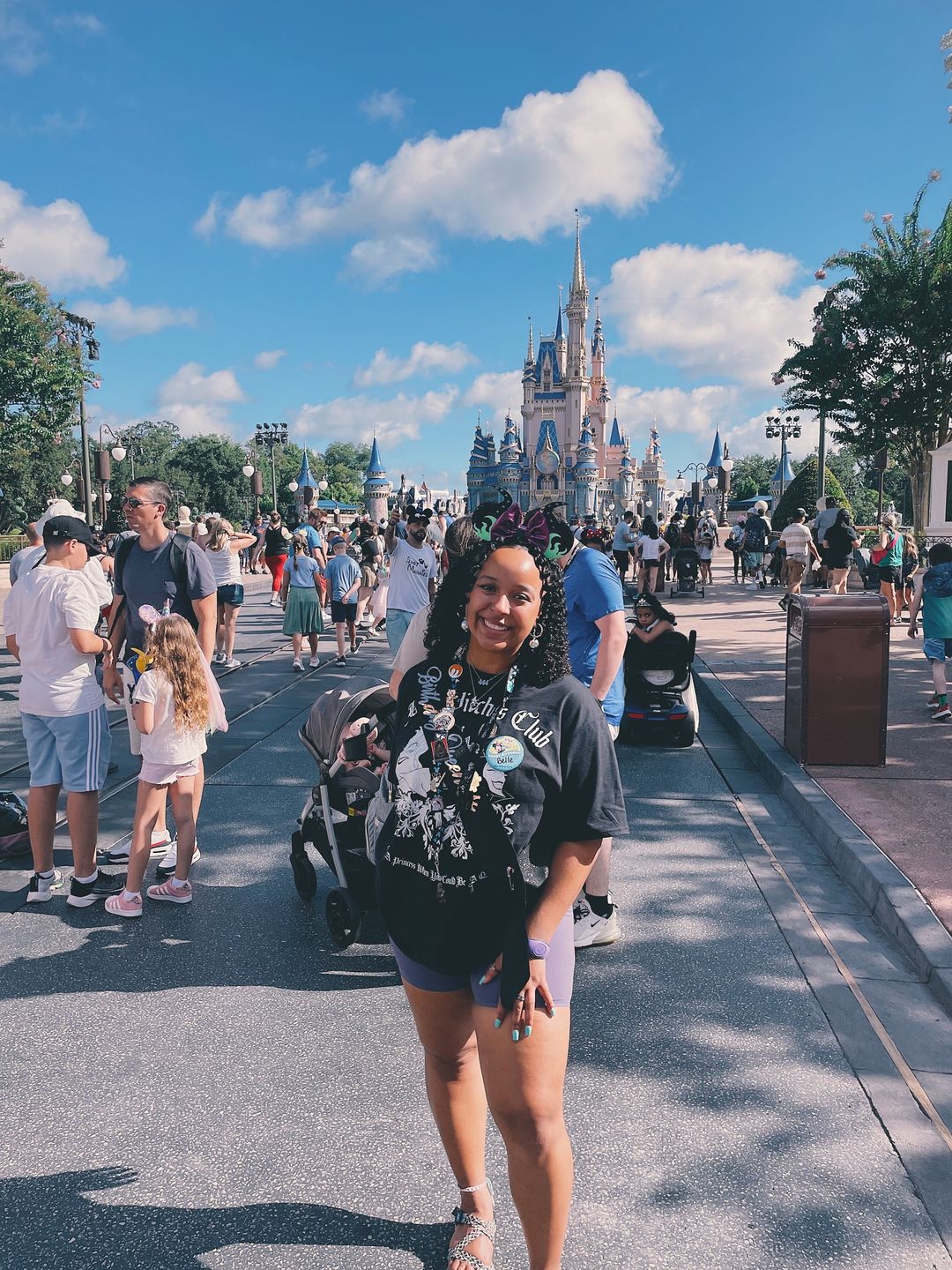 Customer photo review of Mistress of All Evil Fire Minnie Ears