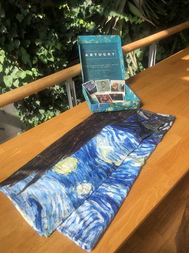 Customer photo review of Starry Night Yıldızlı Geceler Plaj Havlusu