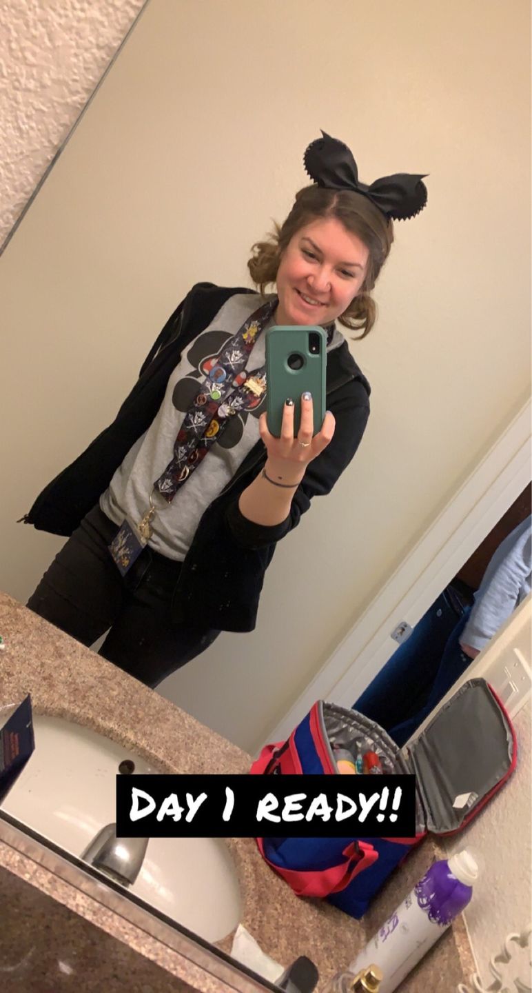 Customer photo review of Bat Bow Spikes Mickey Ears