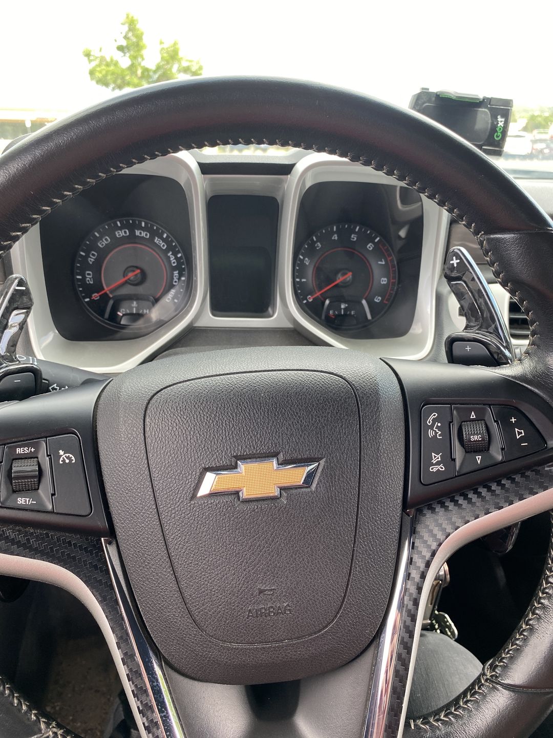 Customer photo review of Carbon Fiber Paddle Shifter Extension | 2012-2015 Chevy 5th Gen Camaro