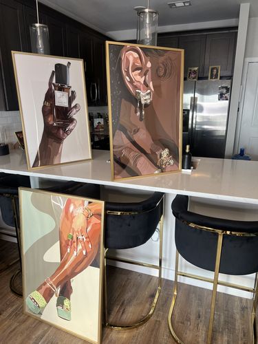 Customer photo review of Melanin & Jewleries