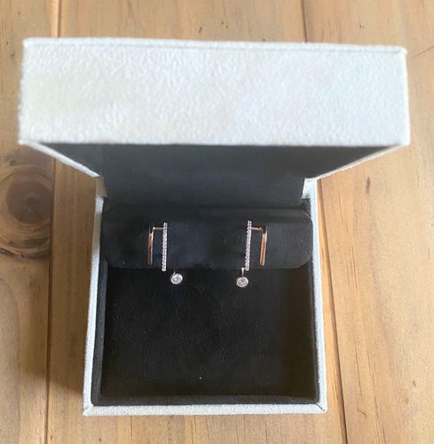 Customer photo review of L'air de Paris Silver Earring JDLEP3S01ZC