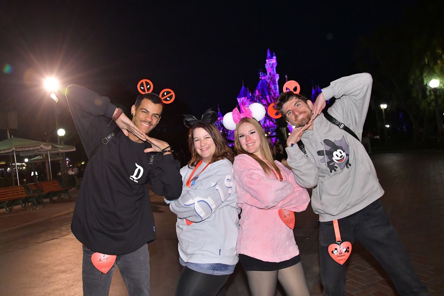 Customer photo review of Bat Bow Spikes Mickey Ears