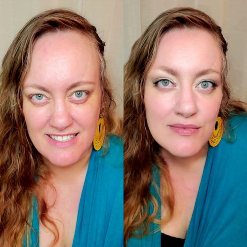 Customer photo review of Lash Fusion Mascara