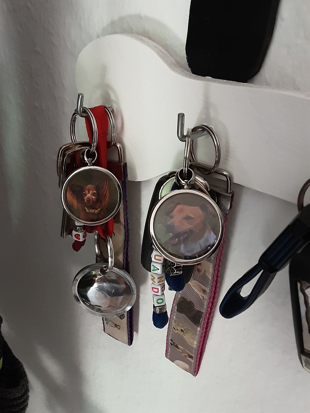 Customer photo review of Schlüsselanhänger-Bundle Rund 3x dein Foto für nur 19,90 €