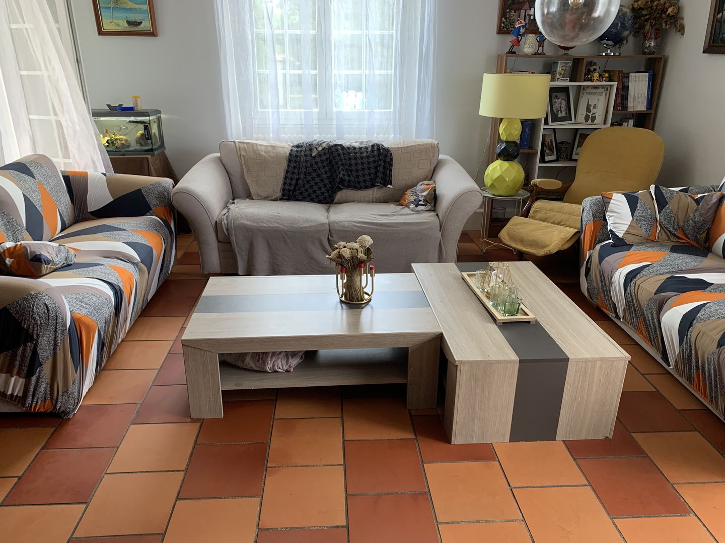 Customer photo review of Modern - Housse de Canapé Extensible