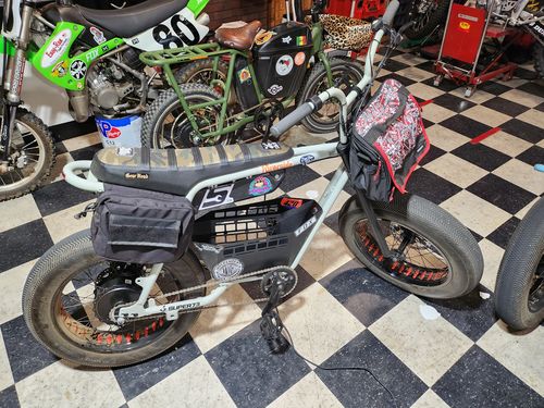 Customer photo review of Custom Seat Cover: Super 73 Z Series