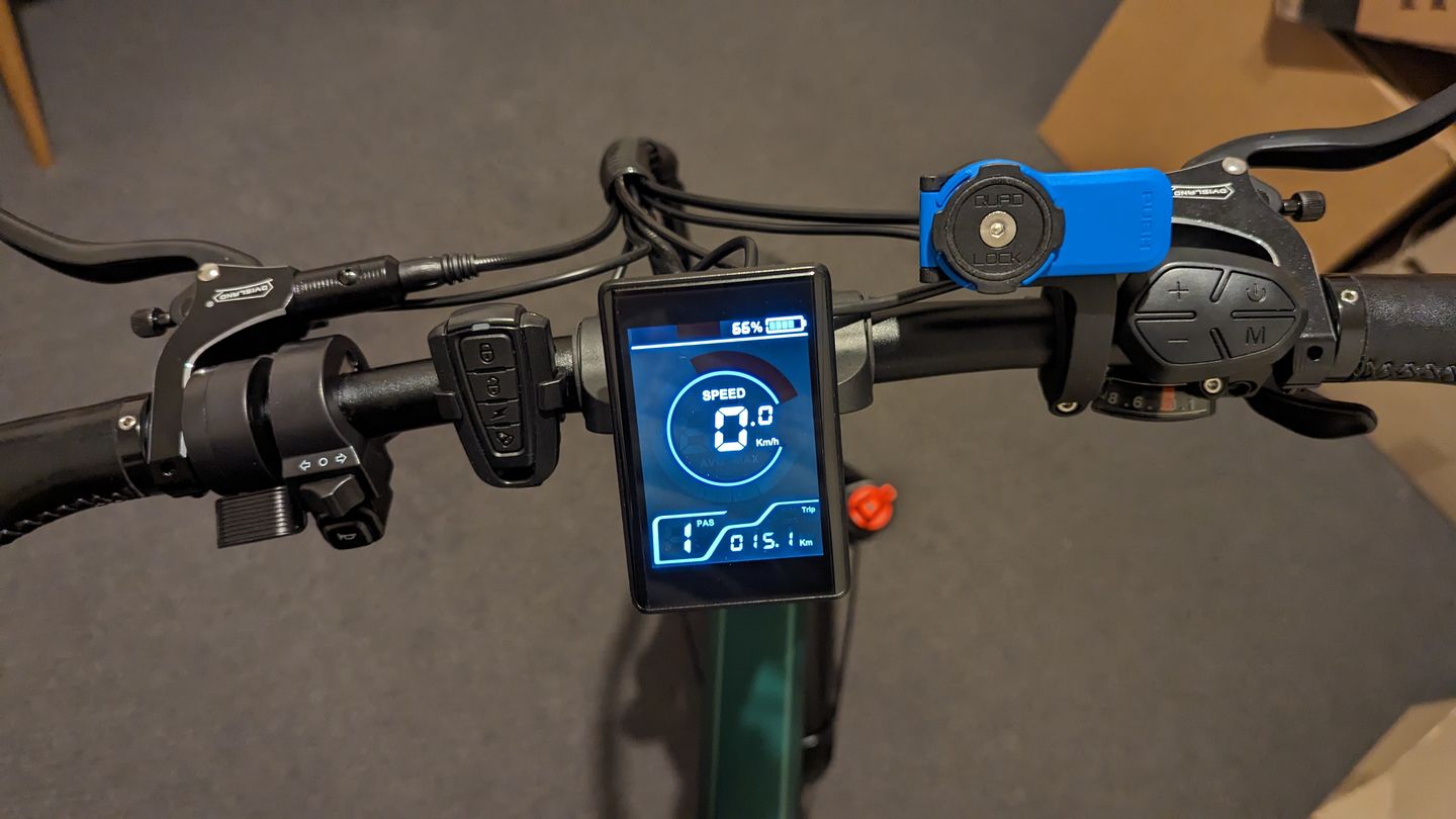 Customer photo review of I7 Pro Folding Full Suspension Electric Bike