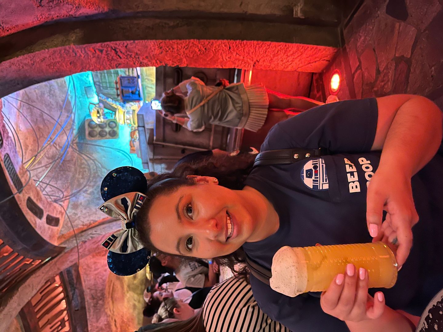 Customer photo review of Blue Robot Mickey Ears