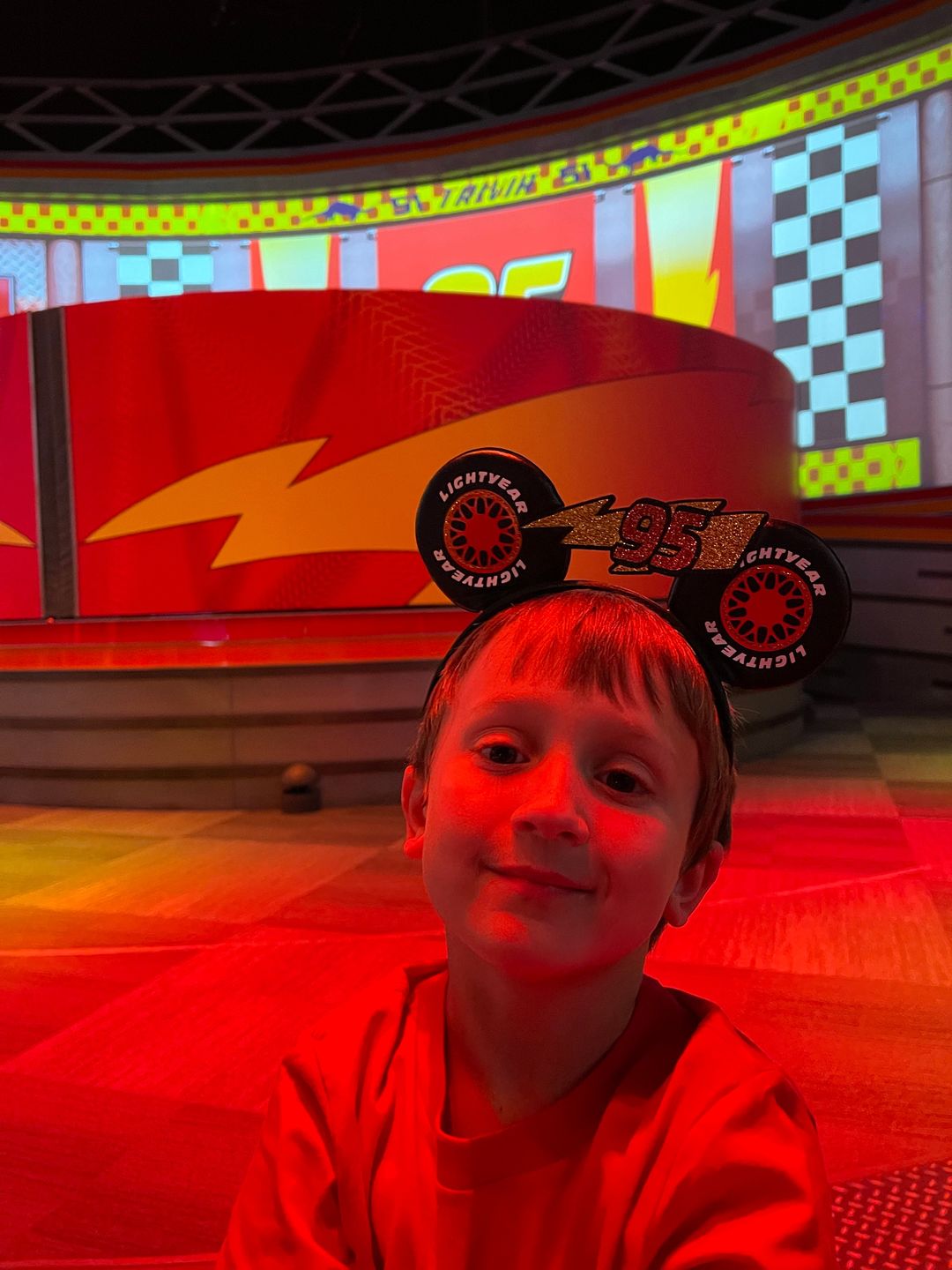 Customer photo review of Cars Mickey Ears for Boys
