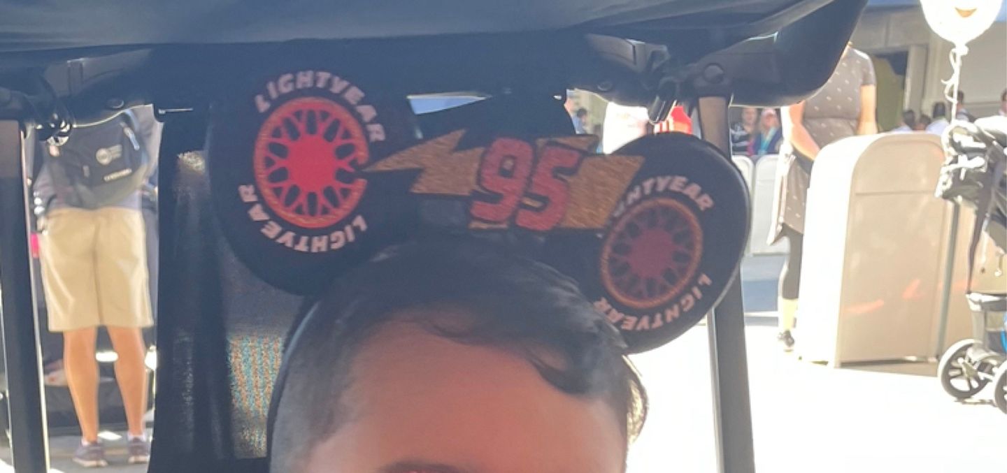 Customer photo review of Cars Mickey Ears for Boys