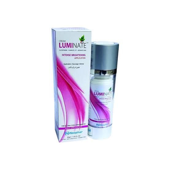 Customer photo review of Luminate Intense Skin Brightening Cream