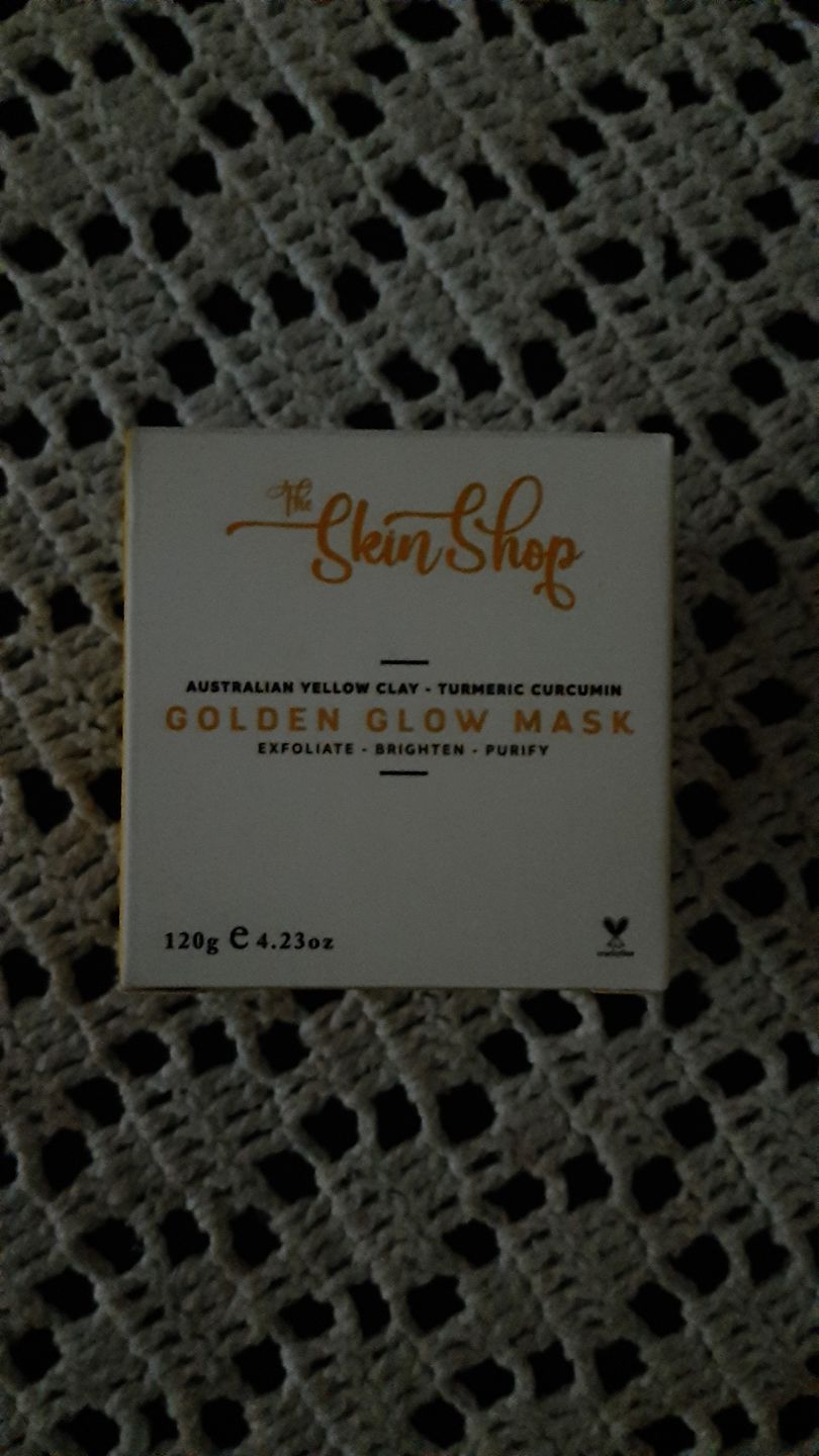 Customer photo review of Golden Glow Mask