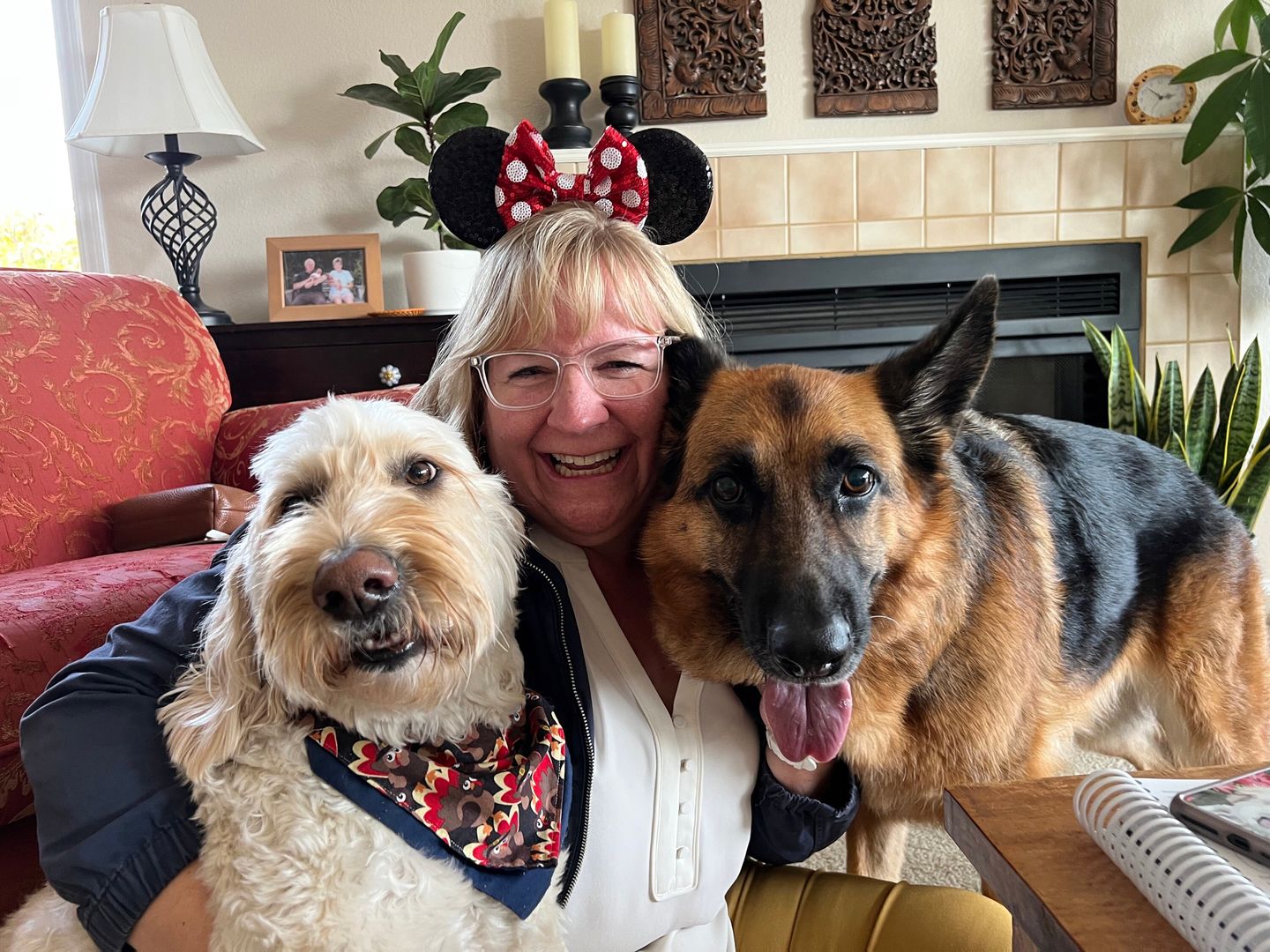 Customer photo review of Polka Dot Minnie Ears