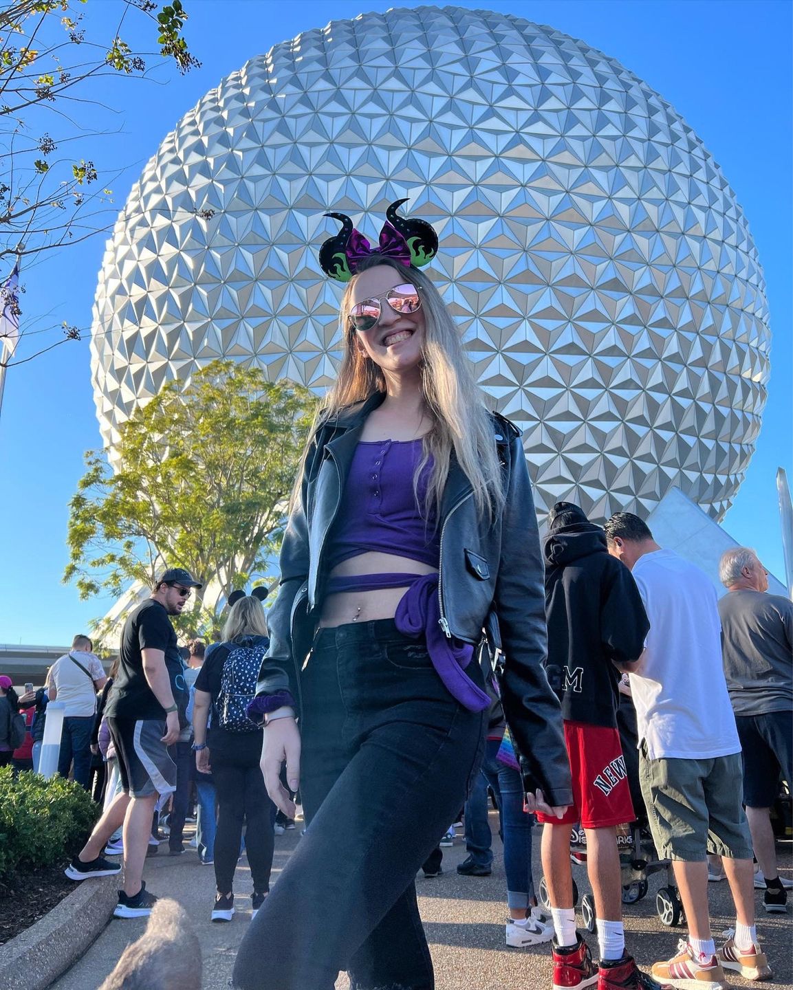 Customer photo review of Mistress of All Evil Fire Minnie Ears