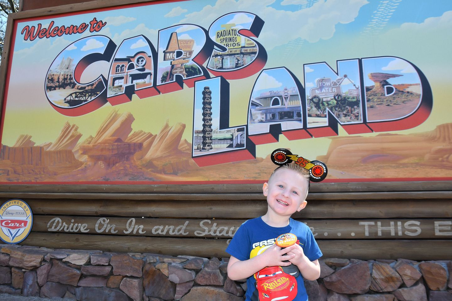 Customer photo review of Cars Mickey Ears for Boys