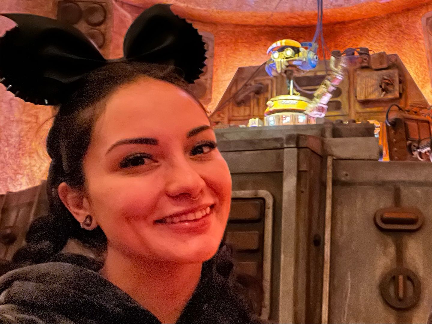 Customer photo review of Bat Bow Spikes Mickey Ears