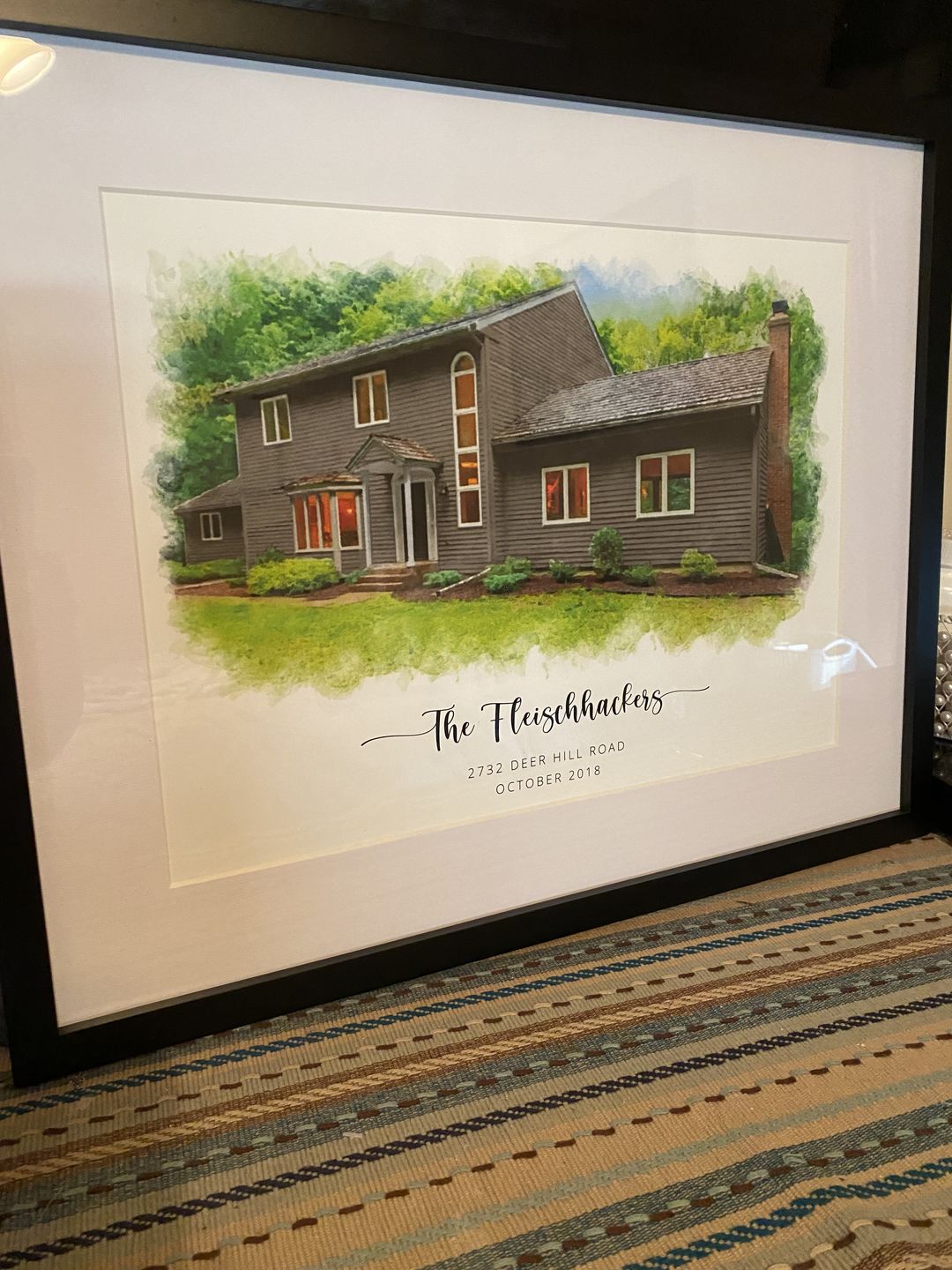 Customer photo review of Custom House Portrait