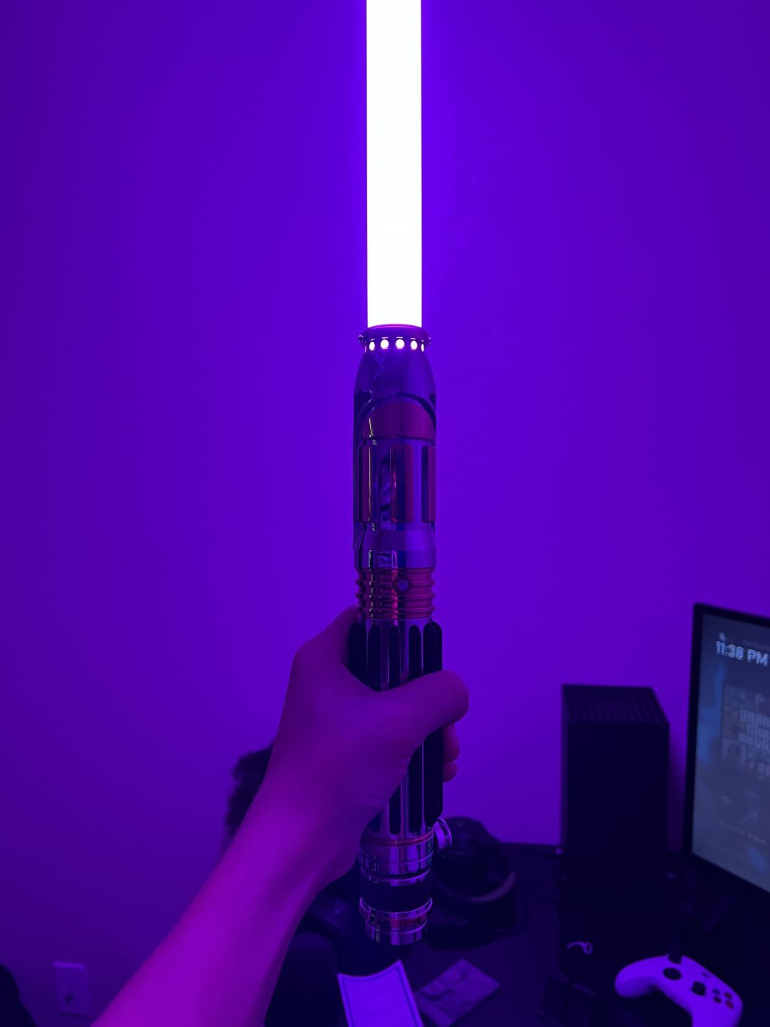 Customer photo review of Mace | Saber