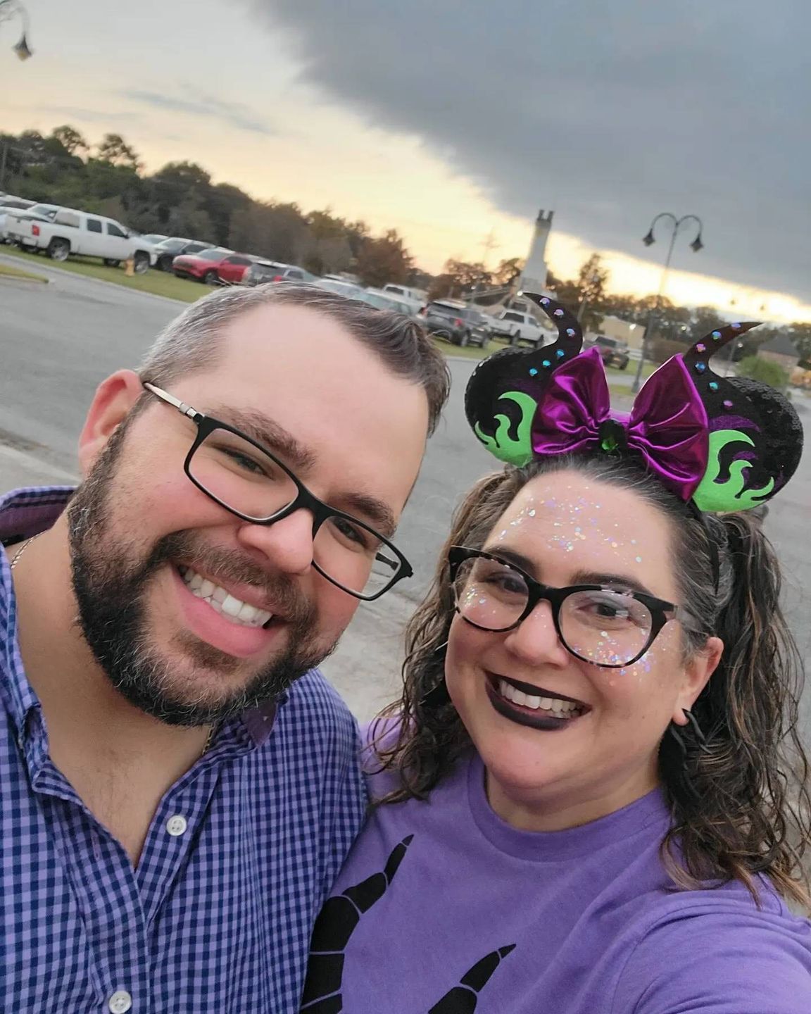 Customer photo review of Mistress of All Evil Fire Minnie Ears