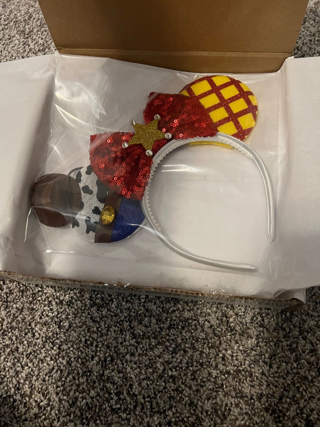 Customer photo review of Jessie Mickey Ears