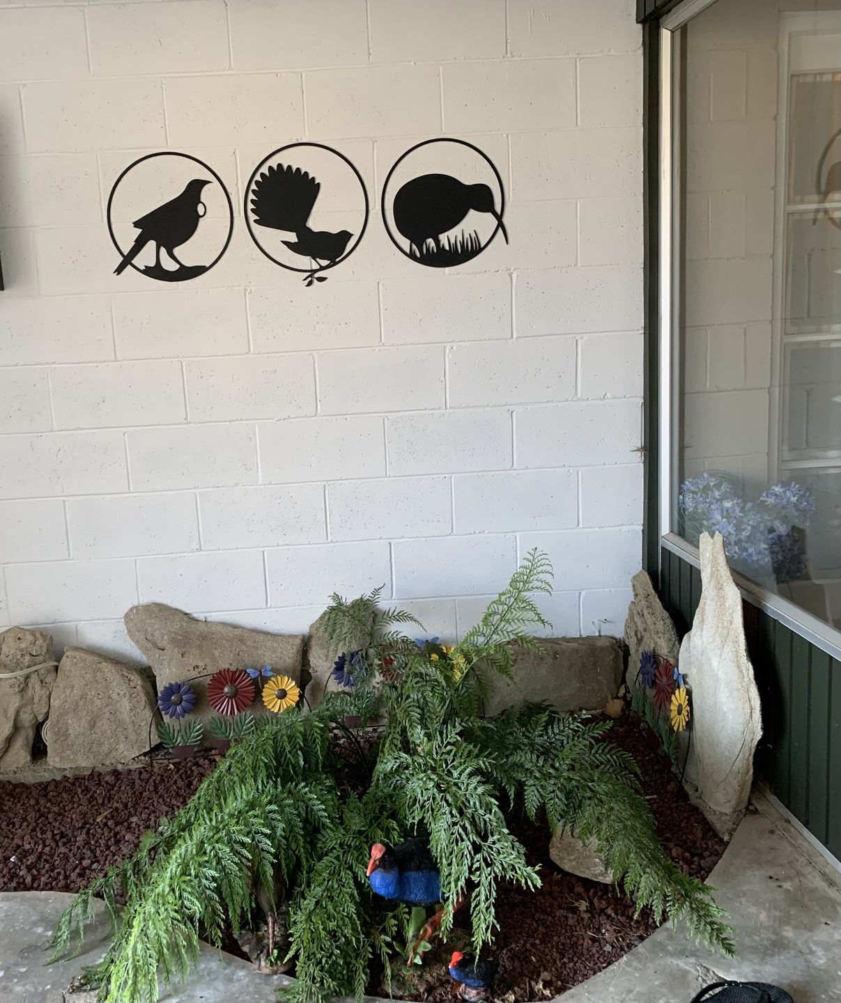 Customer photo review of NZ Native Birds Wall Art Set