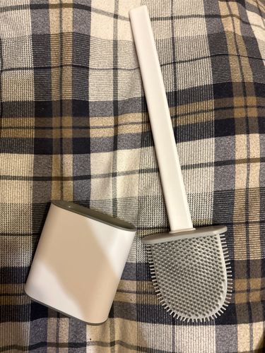 Customer photo review of Flexy Silicone Toilet Brush