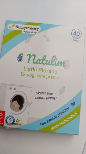 Customer photo review of Eko listki do prania Natulim - 40 prań