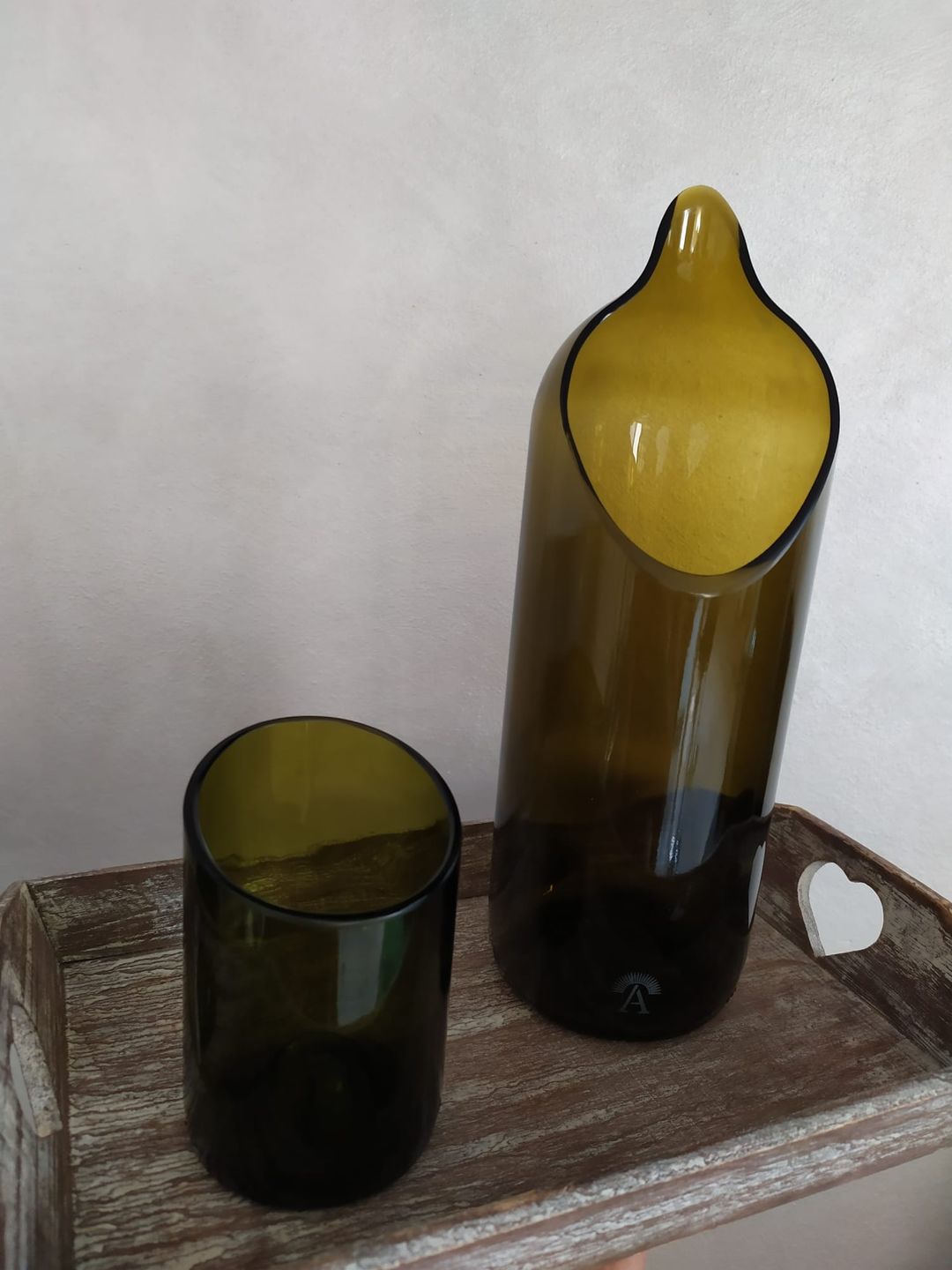 Customer photo review of Brocca Vetro Riciclato | Amarzo