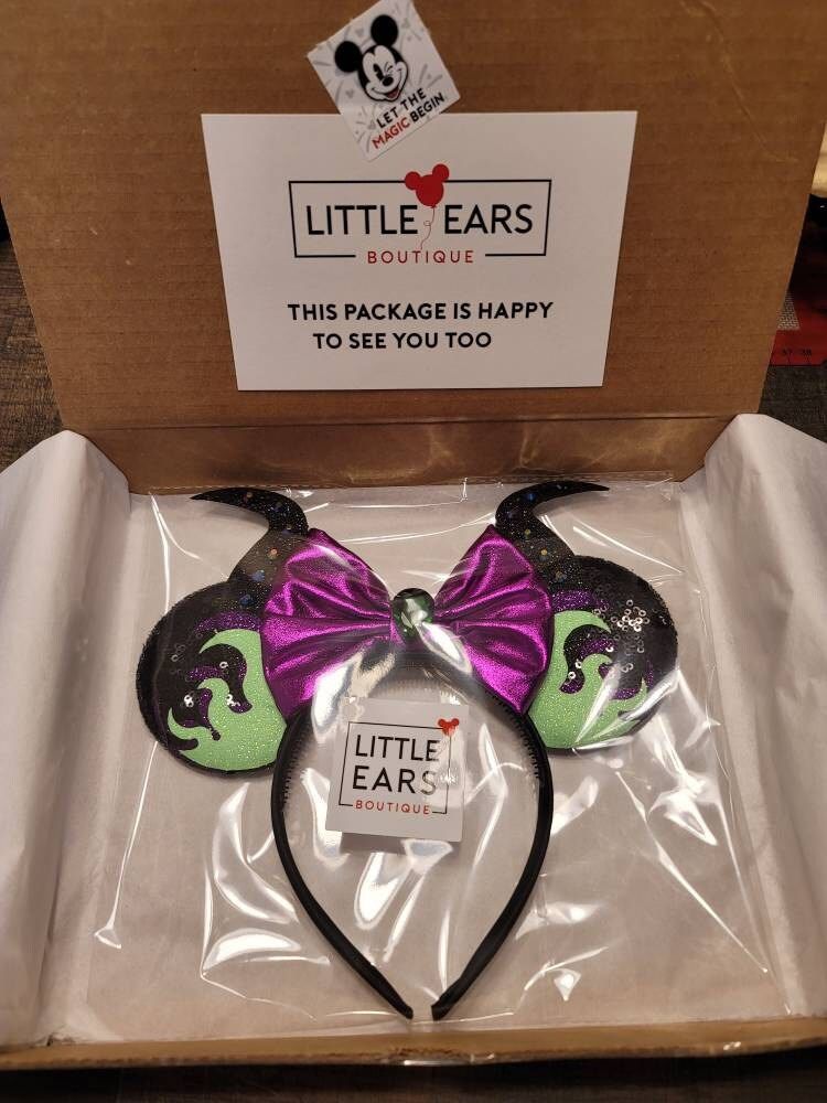 Customer photo review of Mistress of All Evil Fire Minnie Ears