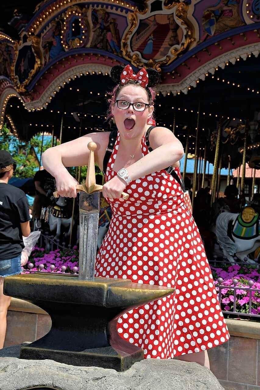 Customer photo review of Polka Dot Minnie Ears