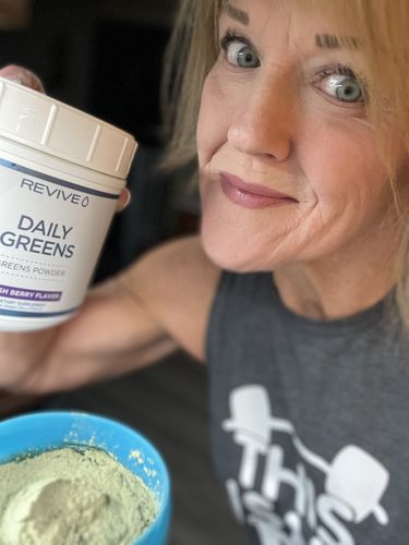 Customer photo review of Daily Greens Powder