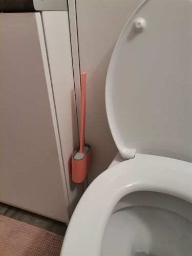 Customer photo review of Flexy Silicone Toilet Brush