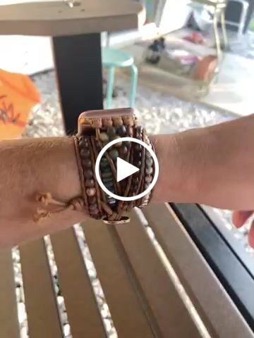 Customer video review of Tiger's Eye Royal Apple Watch Strap
