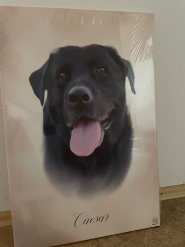 Customer photo review of Öl Pawtrait