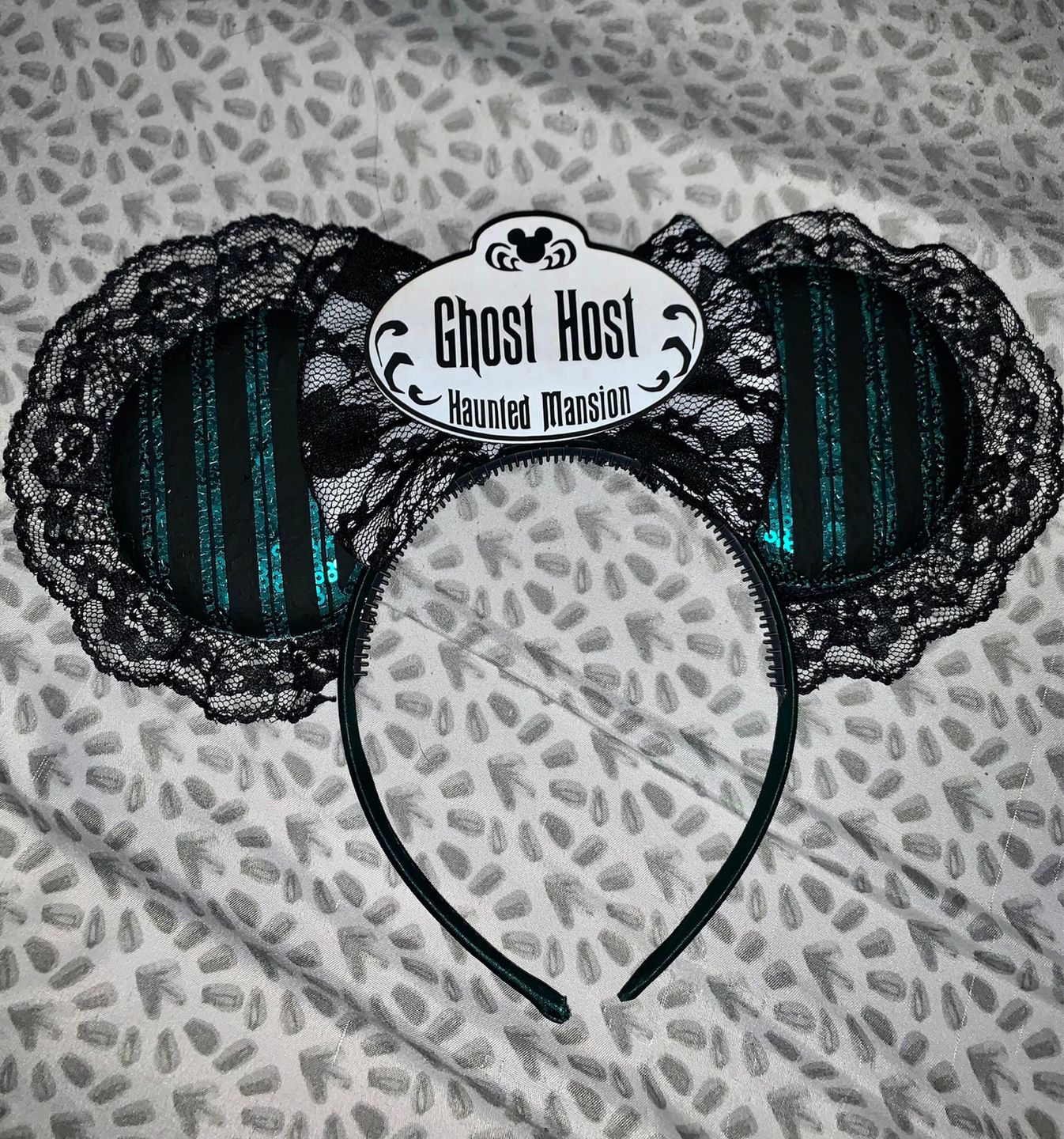 Customer photo review of Ghost Host Mickey Ears