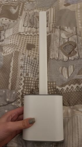 Customer photo review of Flexy Silicone Toilet Brush