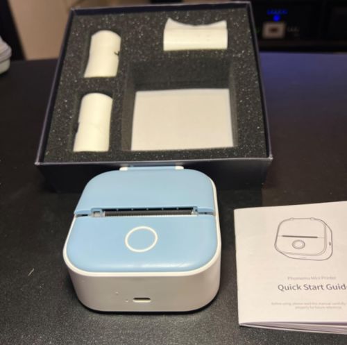 Customer photo review of Inkless Sticker Printer