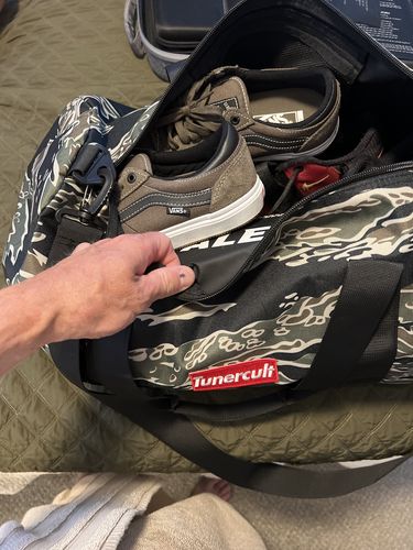 Customer photo review of "TIGER" Duffle Bag