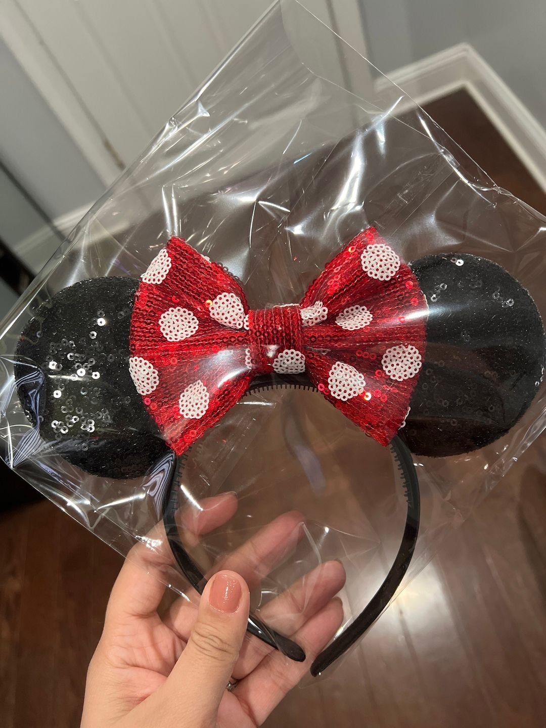 Customer photo review of Polka Dot Minnie Ears