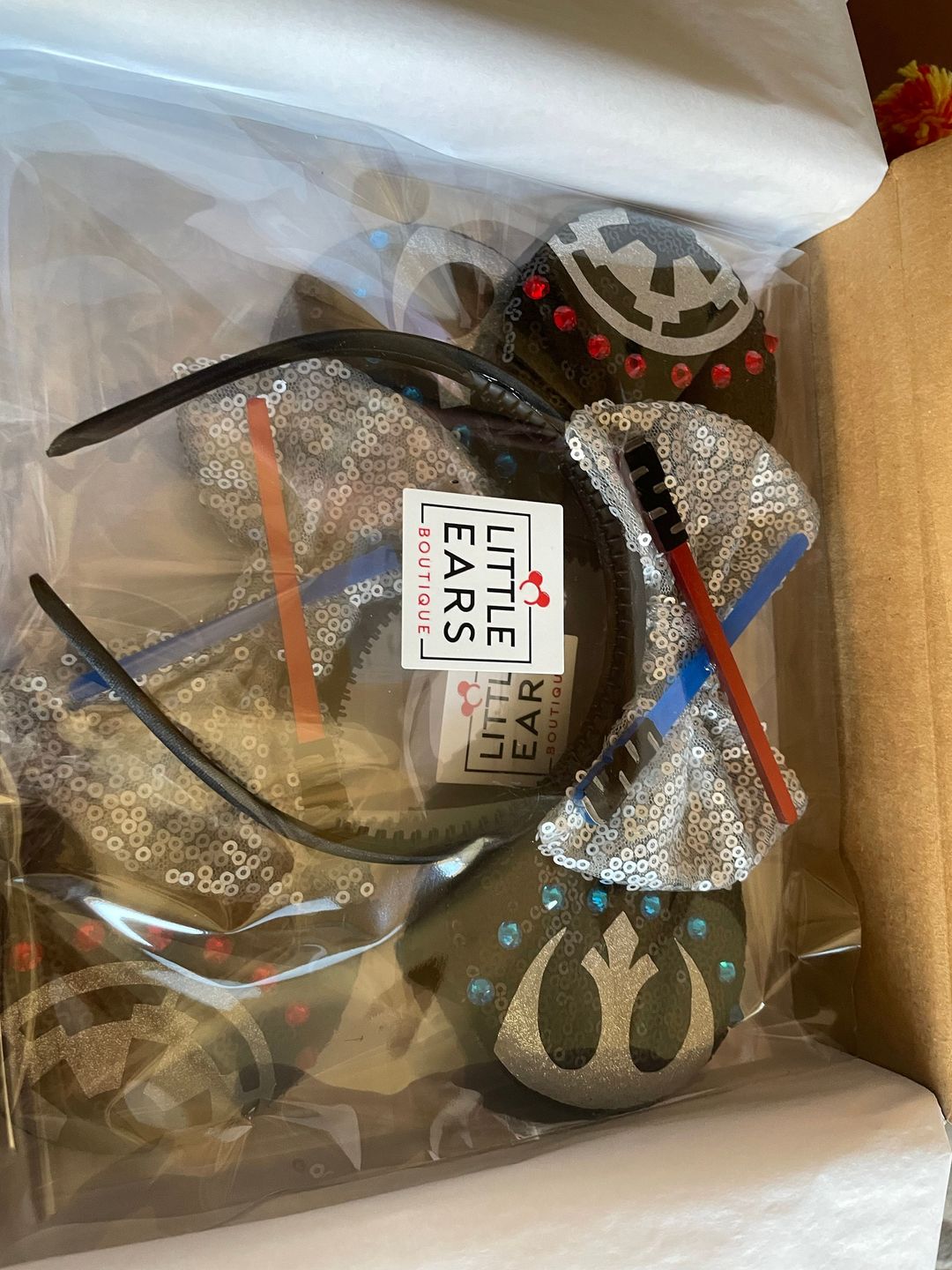 Customer photo review of Galaxy Wars Mickey Ears