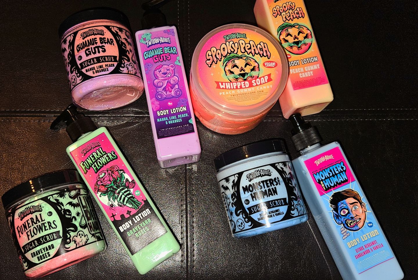 Customer photo review of Funeral Flowers body lotion (Graveyard Roses)