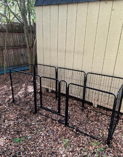 Customer photo review of Storage Bag for Storing & Carrying Playpen-Fits 8 Panels