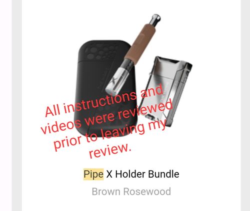 Customer photo review of Pipe X Holder Bundle